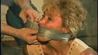 41 YR OLD DUCT TAPE WRAP GAGGED, BALL-TIED, TOE TIED TRYING TO CALL