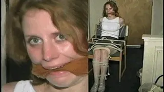 24 yr OLD FRENCH GIRL GETS HANDGAGGED, MOUTH STUFFED, CLEAVE GAGGED AND MORE HARSH TREATMENT