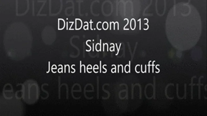 Sidnay jeans heels and cuffs