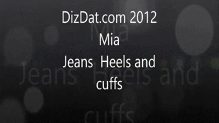 Mia Jeans Heels and cuffs