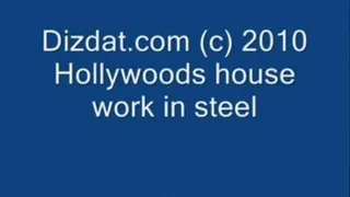 Hollywood does her house work in steel