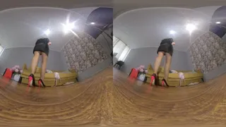 VR 180 foot smelling feet after work, Part 1