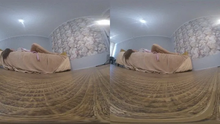 VR 180 foot worship of one sexy giantess,best quality