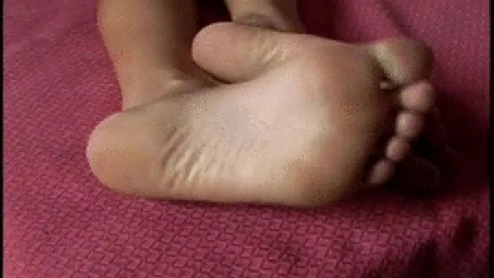 MONICA NAPPING INBLACK PANTY AND SOLES