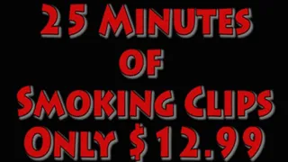 25 Minutes of My Smoking Clips for $12.99 - Best Quality