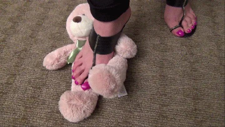 Teddy Trampled Under GIUSEPPE ZANOTTI Stiletto Thongs