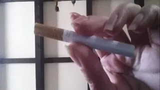 Smoking cut cork filter