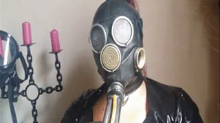 Talking with gas mask