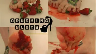 Crushingsluts - smy feet in strawberry muse