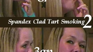 Spandex Clad Tart Smoking2
