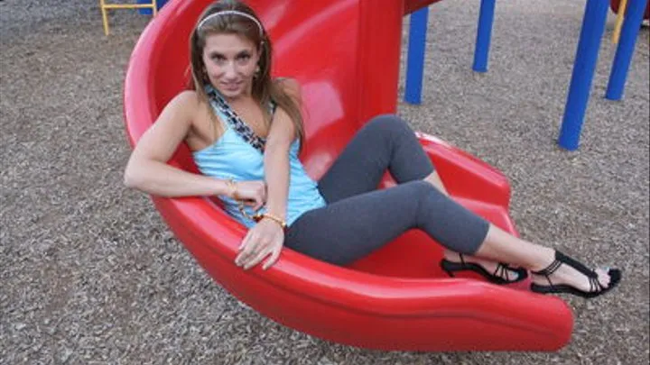 Brittany - Handcuffed on the Playground