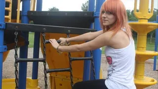 Becky - Handcuffed on the Playground