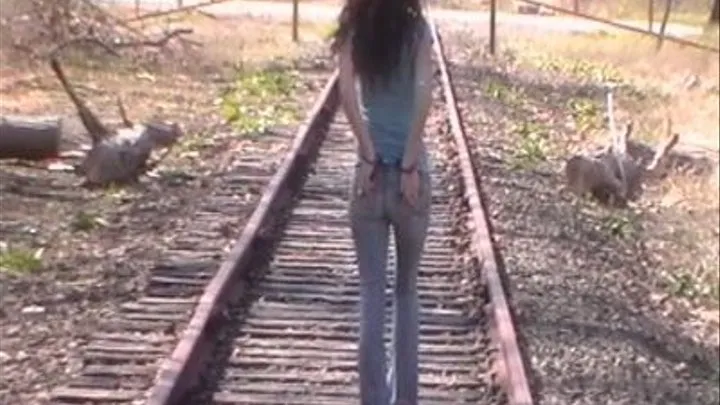 Devonna - Handcuffed Walk on Railroad Tracks