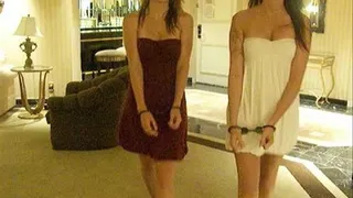 Michelle & Giovanna - Handcuffed Walk