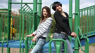 Devonna & Nikki - Handcuffed on the Playground