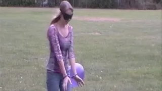 Jessica - Handcuffed & Blindfolded Balloon Popping