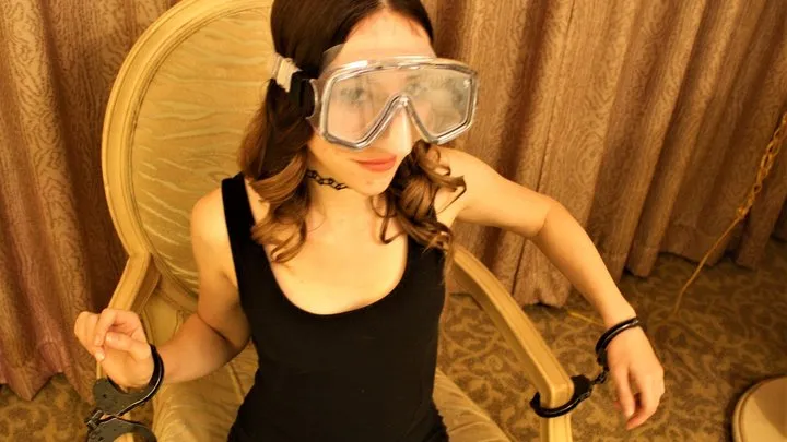 Allie - Diving Mask and Handcuffs