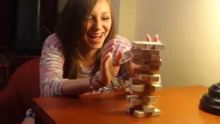 Nikki Lynn - Handcuffed Jenga Play