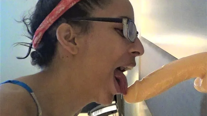 Odette - No Hands Dildo Sucking