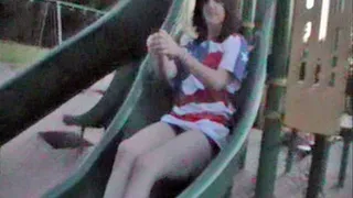 Christina - Hinge Cuffed on the Playground