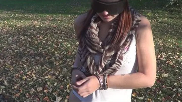 Chelsia Lynn - Blindfolded & Handcuffed in the Park