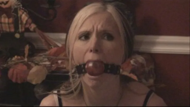 Tiffani is Ball Gagged again!