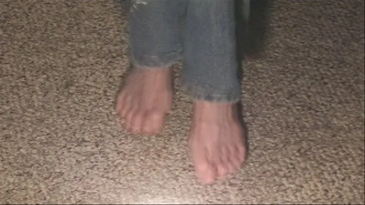 Tiffanis Carpet Rubbing Feet