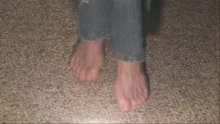 Tiffanis Carpet Rubbing Feet