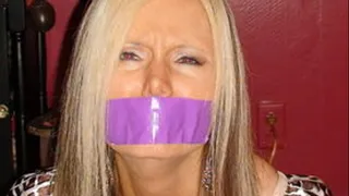 Tiffani is Gagged and Scared!