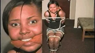 18 Yr OLD BLACK COLLEGE STUDENT WAKES UP CLEAVE GAGGED, BAREFOOT & TIGHTLY TIED TO A CHAIR