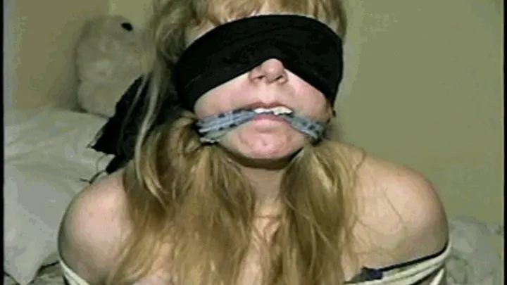 18 YEAR OLD COLLEGE STUDENT IS RING-GAGGED, MOUTH STUFFED, BLINDFOLDED AND TELLS TRUE LIFE STORY