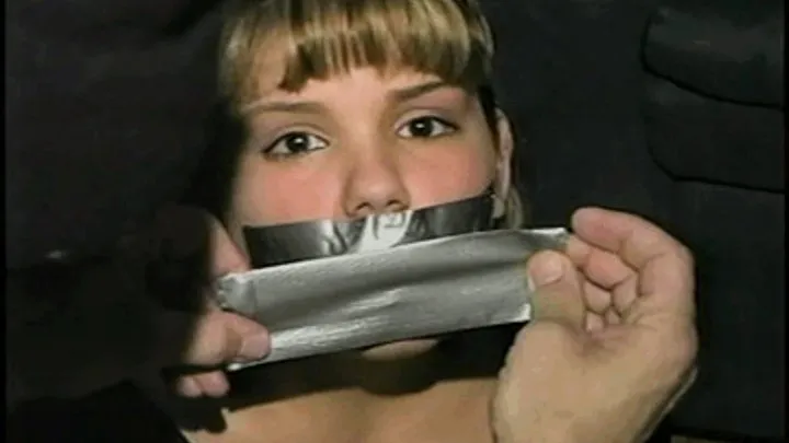 18 YR OLD BABYSITTER DUCT TAPE & WRAP TAPED GAGGED & BALL-TIED