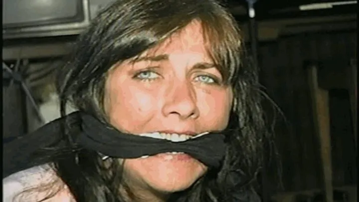 38 Yr OLD BARTENDER GETS MOUTH STUFFED, HANDGAGGED, CLEAVE GAGGED AND TIED UP WITH 20 FEET OF ROPE