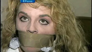 30 YR OLD NURSES AID GETS BALL-TIED, TOE-TIED, CLEAVE AND WRAPPED GAGGED