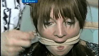 42 Yr OLD DIANE ACE BANDAGE & RING-GAGGED