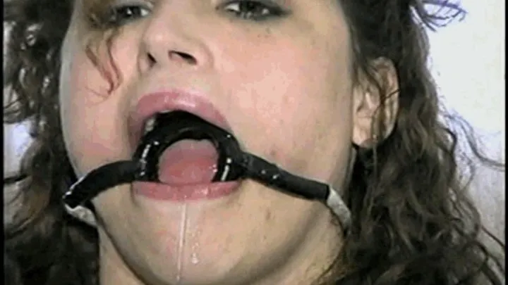 19 YR OLD GREEK BABYSITTER GETS RING-GAGGED, DROOLING, AND TAPE TIED