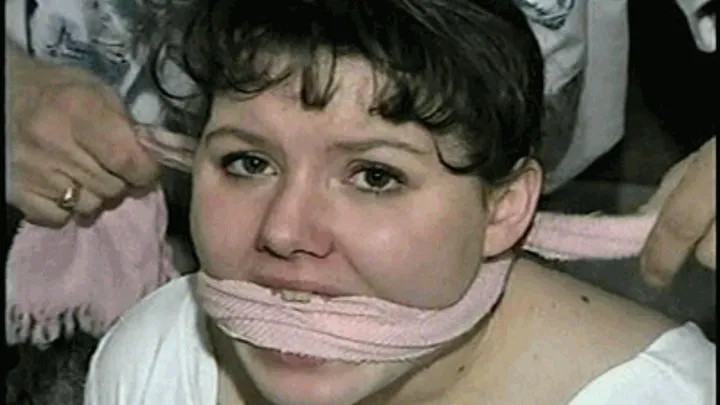 19 YR OLD COLLEGE STUDENT GETS BALL-TIED, CLEAVE GAGGED, GAG TALKS AND BLINDFOLDED