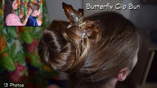 Dawn Styles Leona's Floorlength Hair: Butterfly Clip Bun