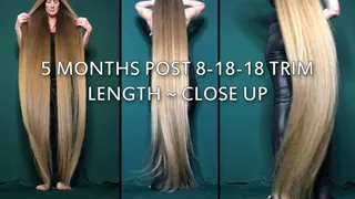 5 months post 8-18-18 Trim, Length Close Up