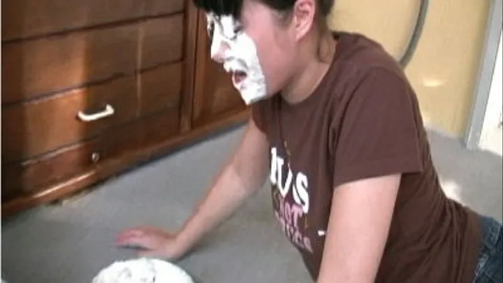 Nyssa Trips And Lands Face-First In Her Pie