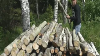 Spanking for stolen wood (HD Full Movie )