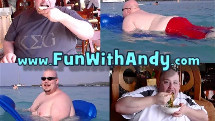 Vacation Fun With Andy - Eat With Me & Swim With Me