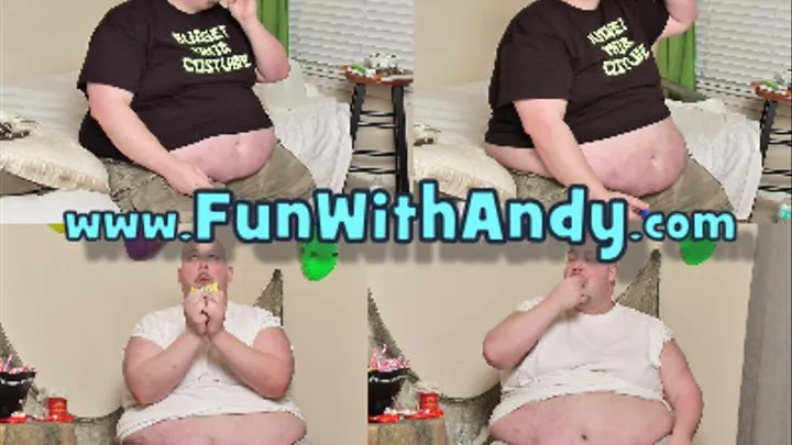 Fat Ninja Stuffs His Face & Fat Guy Eating Candy