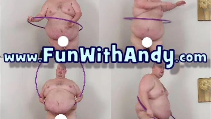 Fat Guy Hula Hooping