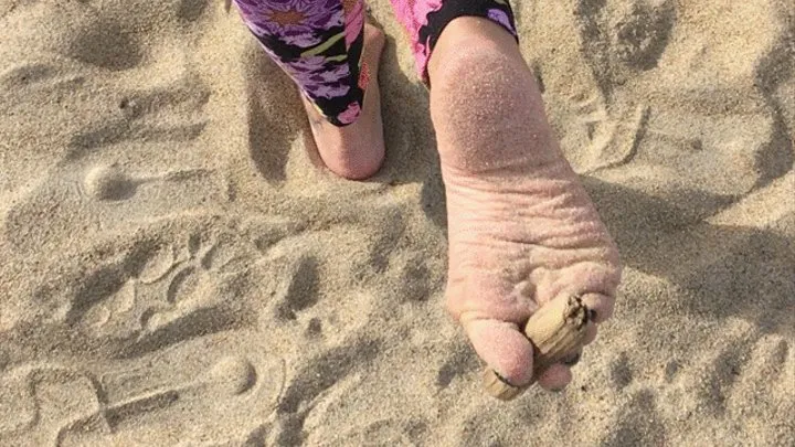 WALKING ON THE BEACH WITH KELLY