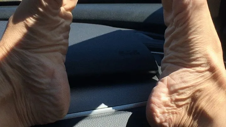 WRINKLED SOLES ON A ROAD TRIP