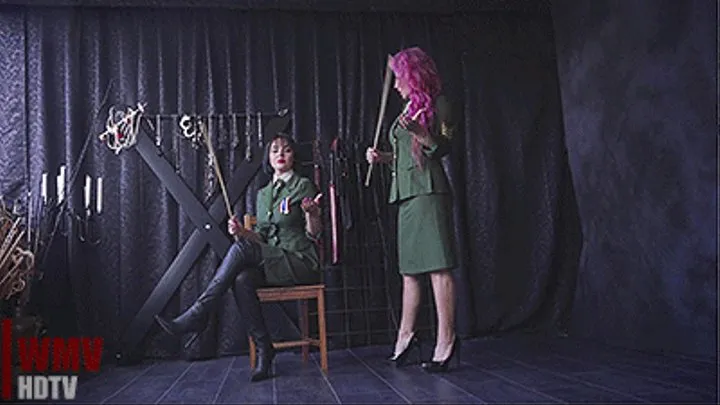 Step-Mother And Step-Daughter Caning (HDTVWMV) - Lady Kat and Lady Olga