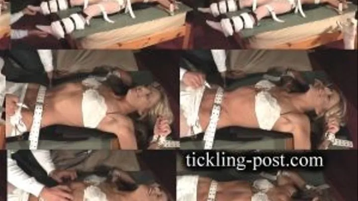 Tickling Madison Rivers 2 - White Nylons Tan Body - Medium Screen