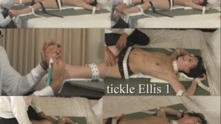 Tickling Ellis 1 - Strapped to Green Board - Medium Screen