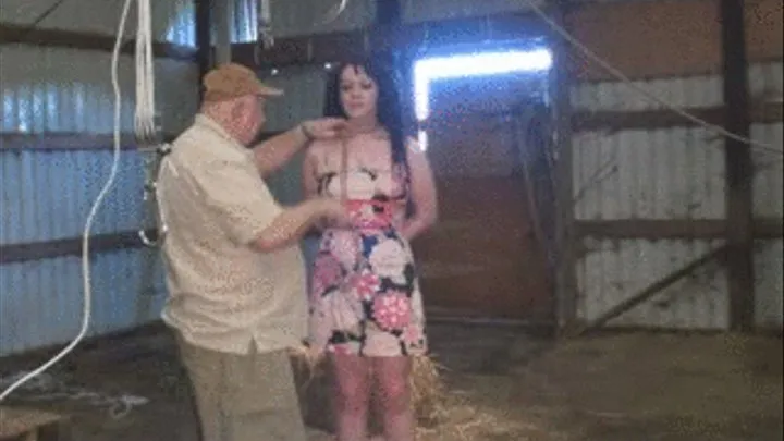 Ruby Tied in the Barn